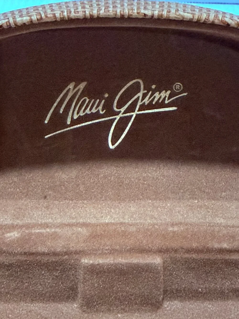 Maui Jim Brown Hard Case for Glasses Sunglasses Unisex *CASE ONLY*